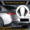 Pair Rear Bumper Spoiler for BMW 3 Series G20 330i 330e M340i (2019-2022)