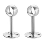 2X Stainless Steel Curtain Brackets for Easy Installation