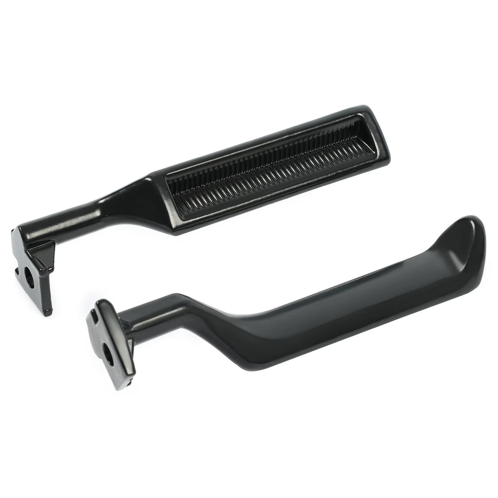 Set of 2 Black Metal Interior Door Handles for Ford F150 F250 F350 Bronco (1987–1996)