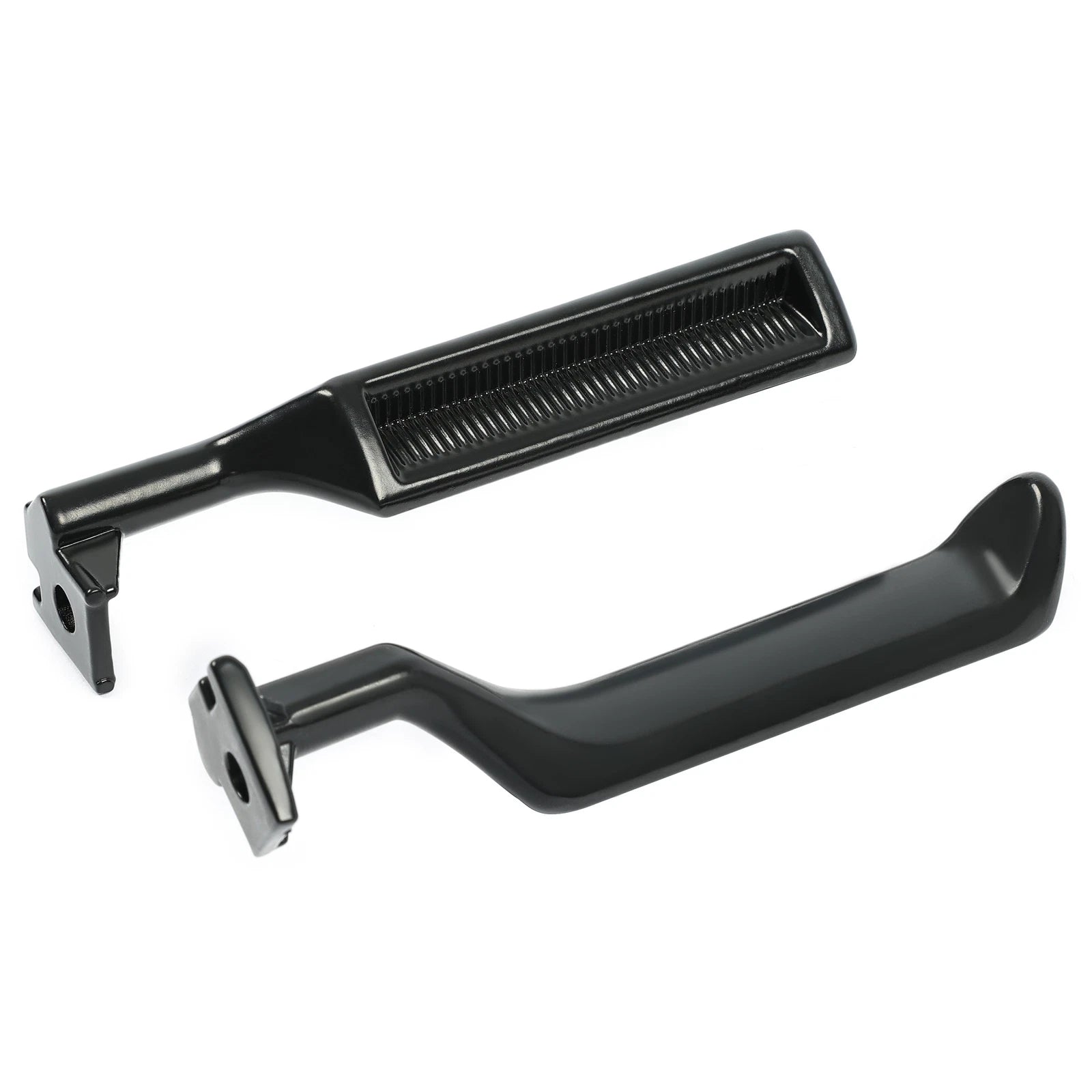 Set of 2 Black Metal Interior Door Handles for Ford F150 F250 F350 Bronco (1987–1996)