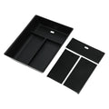 Center Console Armrest Organizer Tray for Mercedes Benz EQS EQE (2022–2024) Black