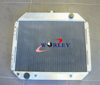 3 Row Aluminum Radiator & Fan for Ford F100 F250 F350 Bronco (1967-1981)