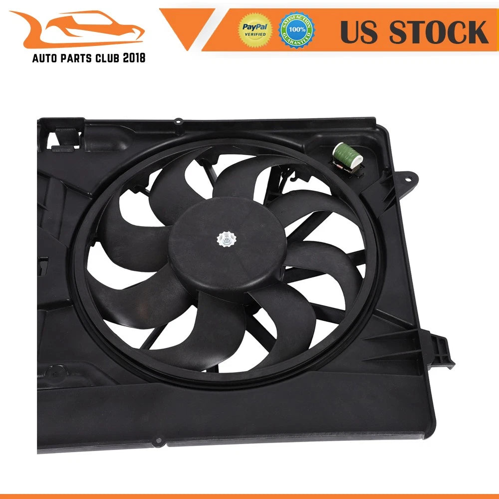 Radiator Cooling Fan for Buick Encore (2014–2021) & Chevrolet Trax (2015–2021)