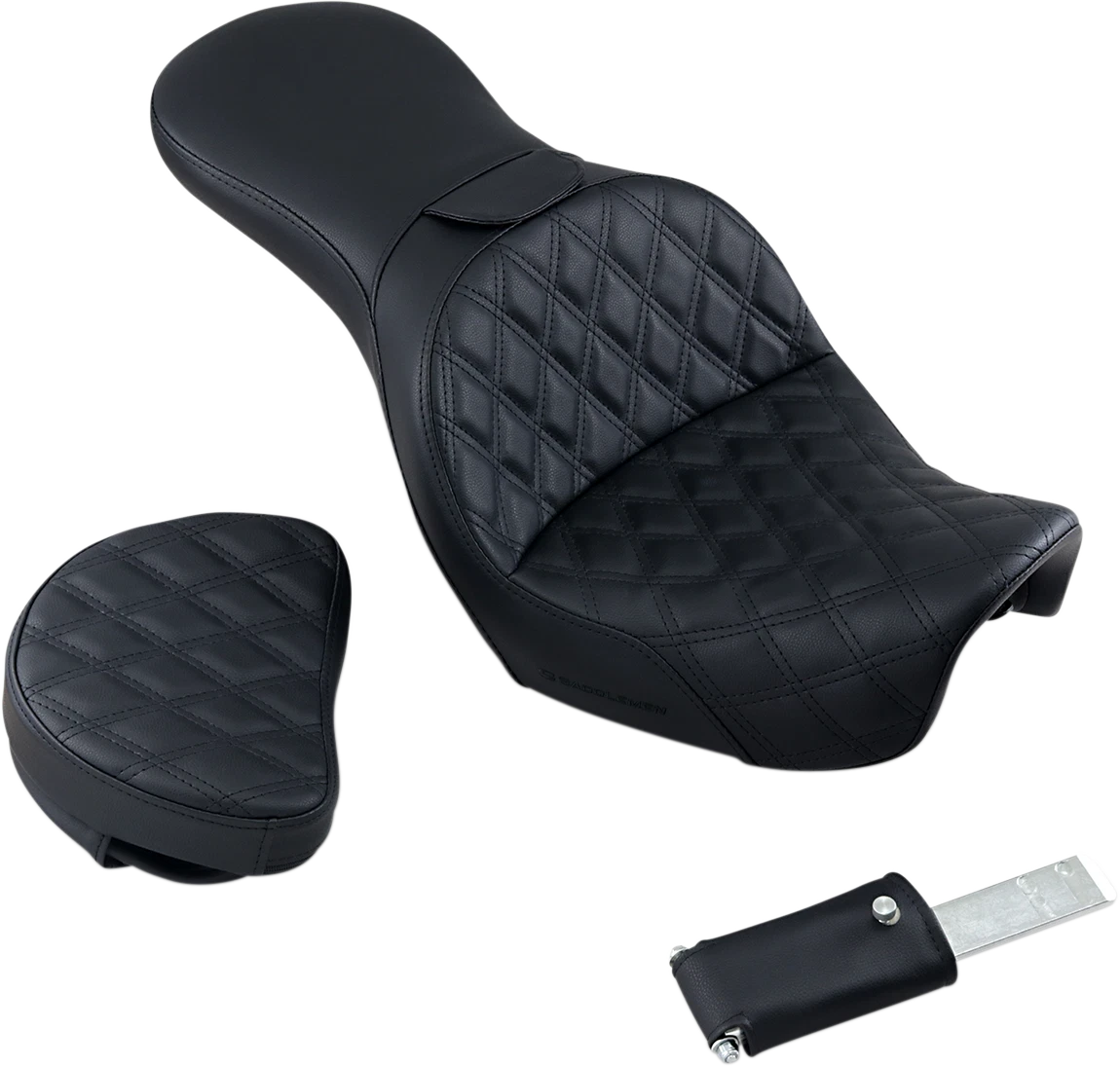 Saddlemen Explorer Seat with Backrest for Harley FXD (2000–2023)