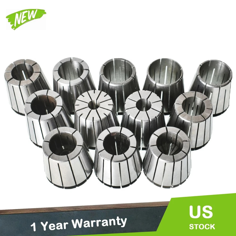 12pcs ER40 Collet Spring Collets Chuck 1/8"-1-1/8"