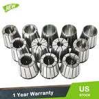 12pcs ER40 Collet Spring Collets Chuck 1/8"-1-1/8"