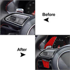 Steering Wheel Shift Paddle Extensions for Audi S3 S5 S6 RS3 RS4 RS6 RS7 (2013-2020)