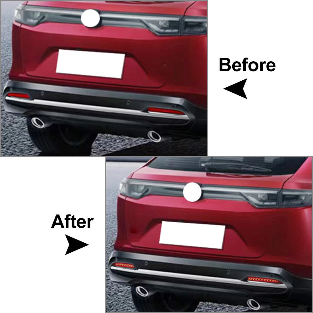 Rear Bumper Fog Lamp Brake Light Dynamic Turn Signal for Honda HR-V (2022–2023)
