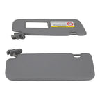 Pair Sun Visors for Hyundai Accent (2011–2015) Gray Left Right