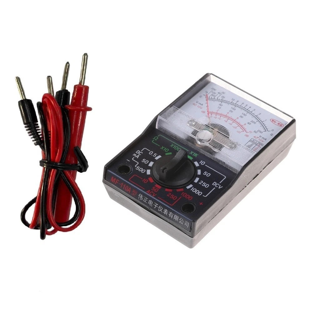 MF-110A AC/DC Analog Multimeter for Test Pens (250V 1000V)