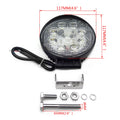 4X 27W Round Spot Beam LED Off Road Lights 12V 24V Universal