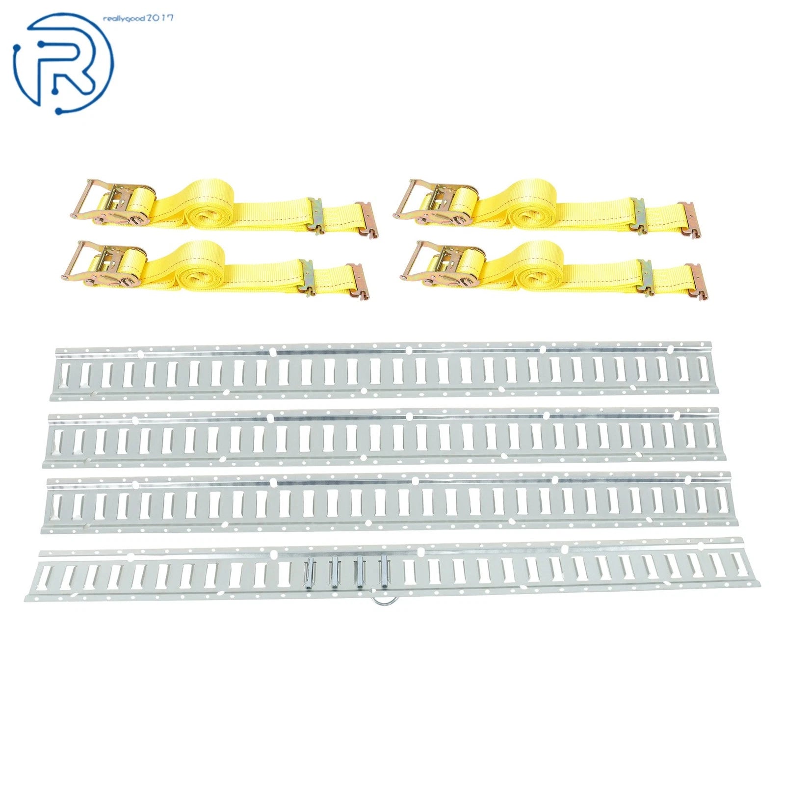 Set of 12 E Track Tie Down Rails for Vans (5')