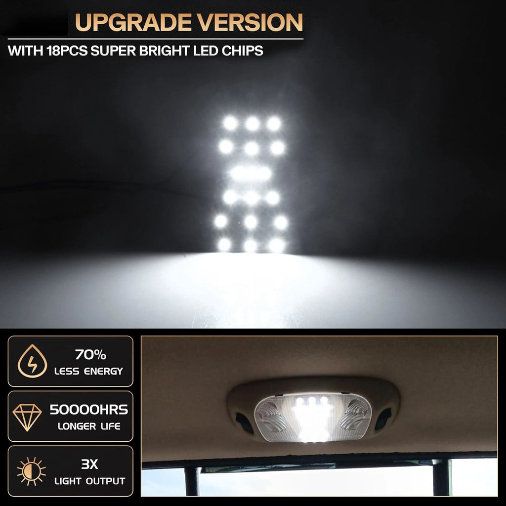 LED Overhead Interior Dome Map Light Panel for Ford Mustang F-150 F-250 (1994–2004)