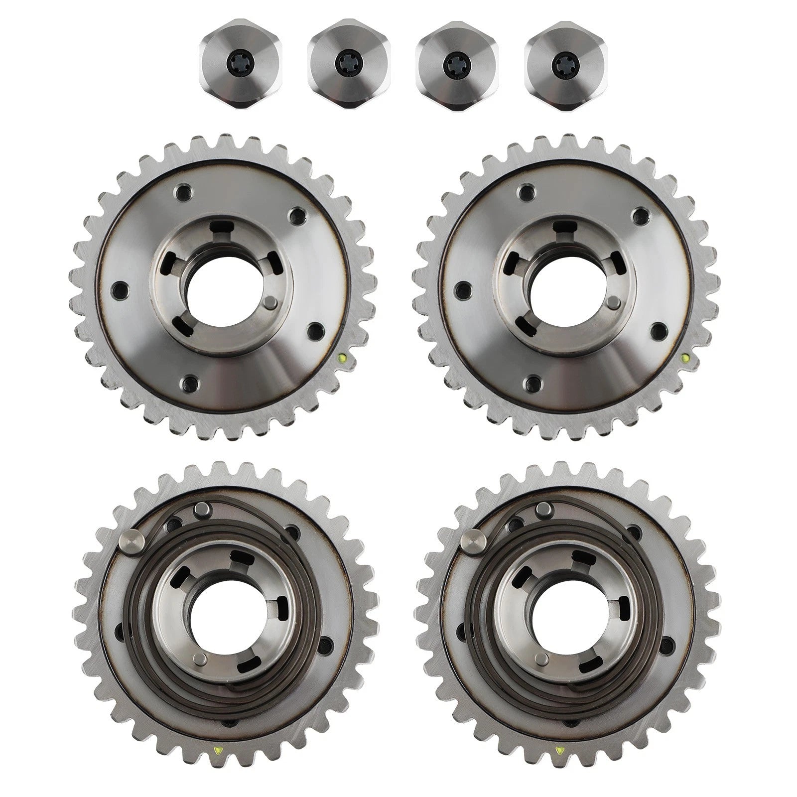 8x VVT Gear Adjuster + Oil Control Valves for Pentastar V6 3.6L (2011–2023)