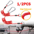 2X Coiled Trailer Breakaway Safety Cables for RV (Year Range)