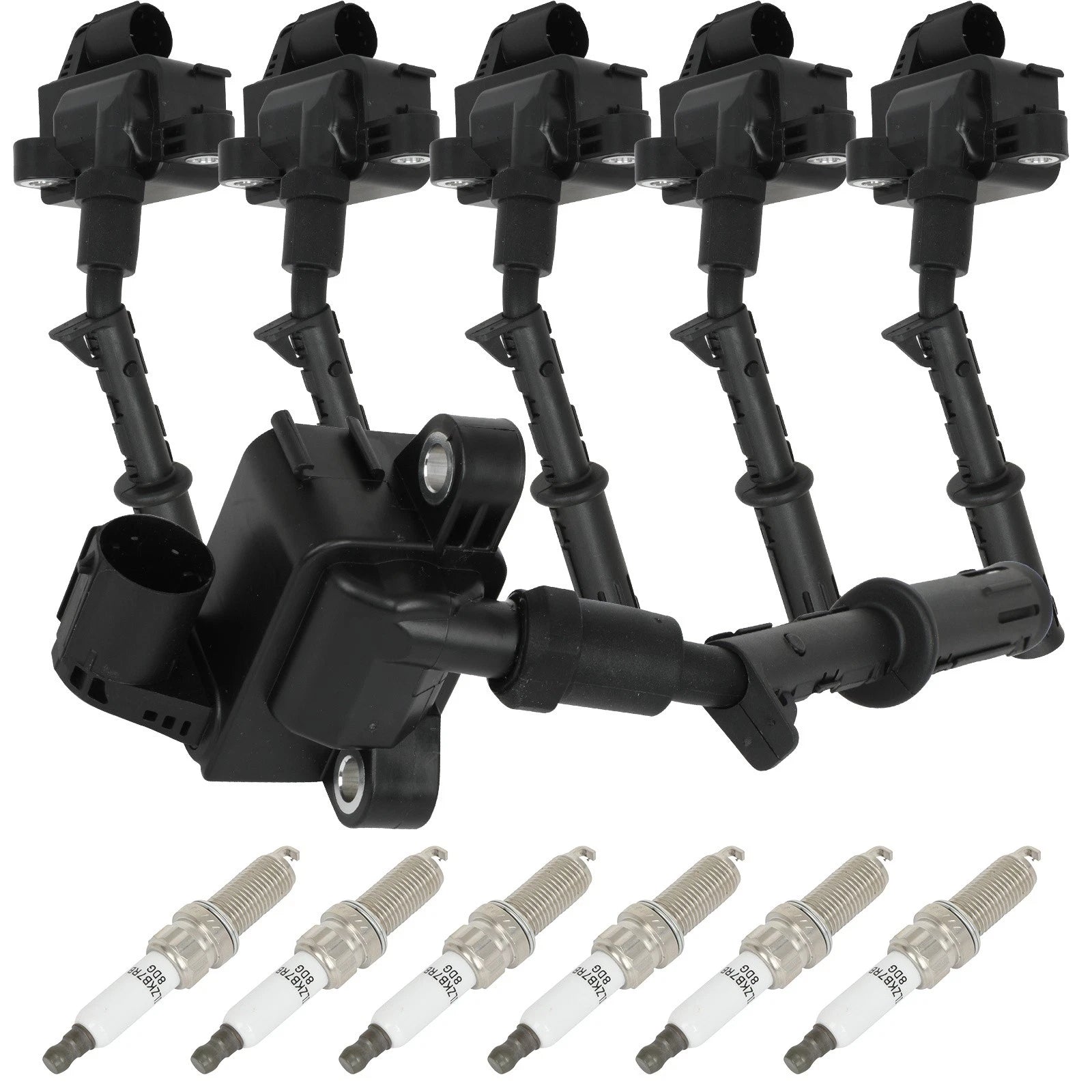 6X Ignition Coils and Spark Plugs for Mercedes-Benz GL63 AMG