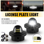 2X LED License Plate Light Wiring Harness Sockets for Ford F150 F250 F350 (V)