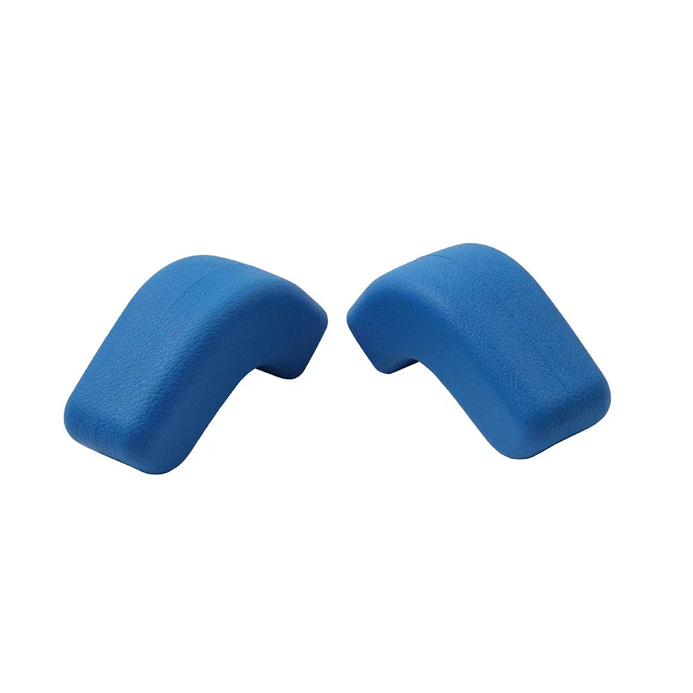 Front Bumper Tow Hook Covers for Jeep Wrangler JK JL JT (2007-2023) Blue