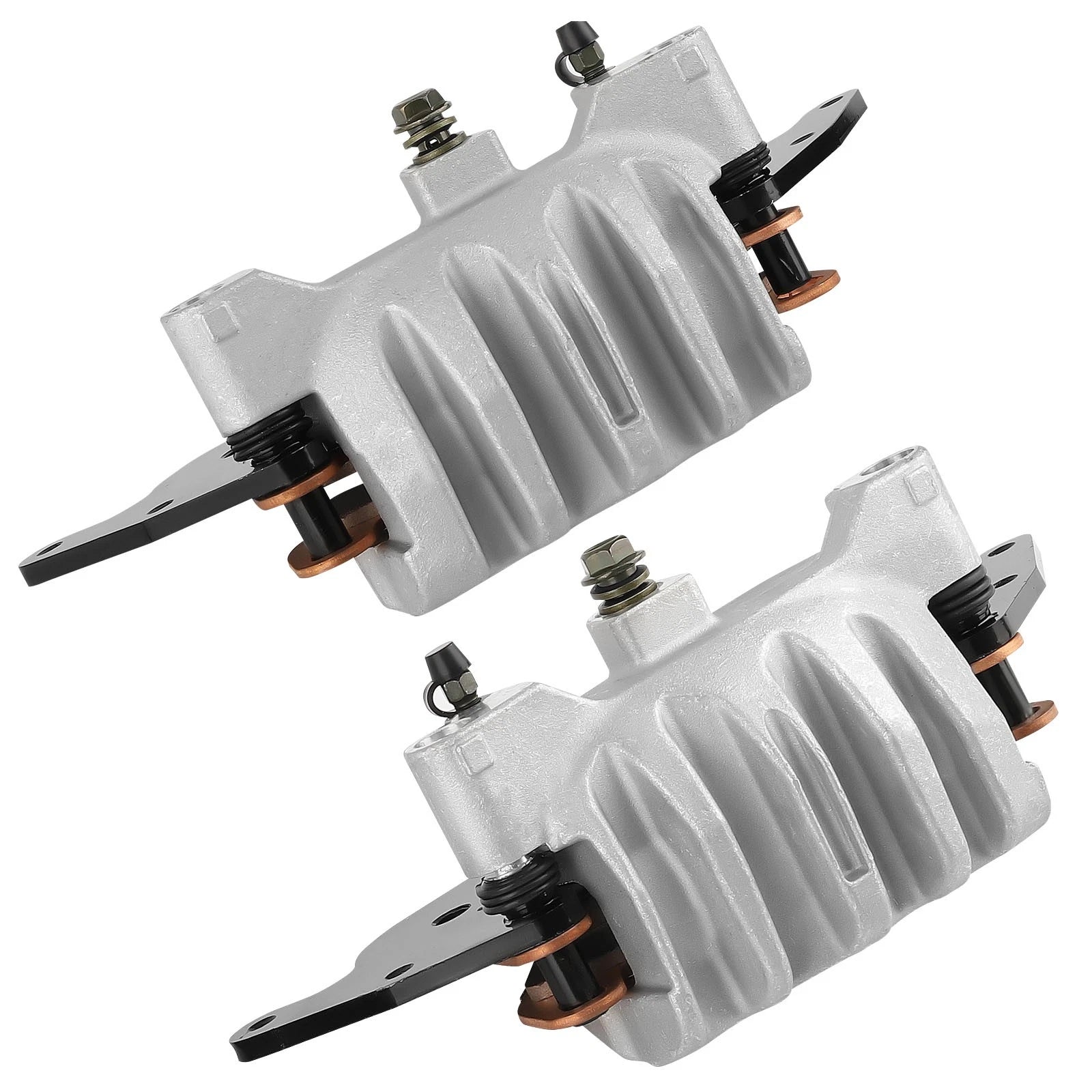 2X Front Brake Calipers & Sintered Pads for General XP 4 1000 (2017–2023) 1912474 1913240