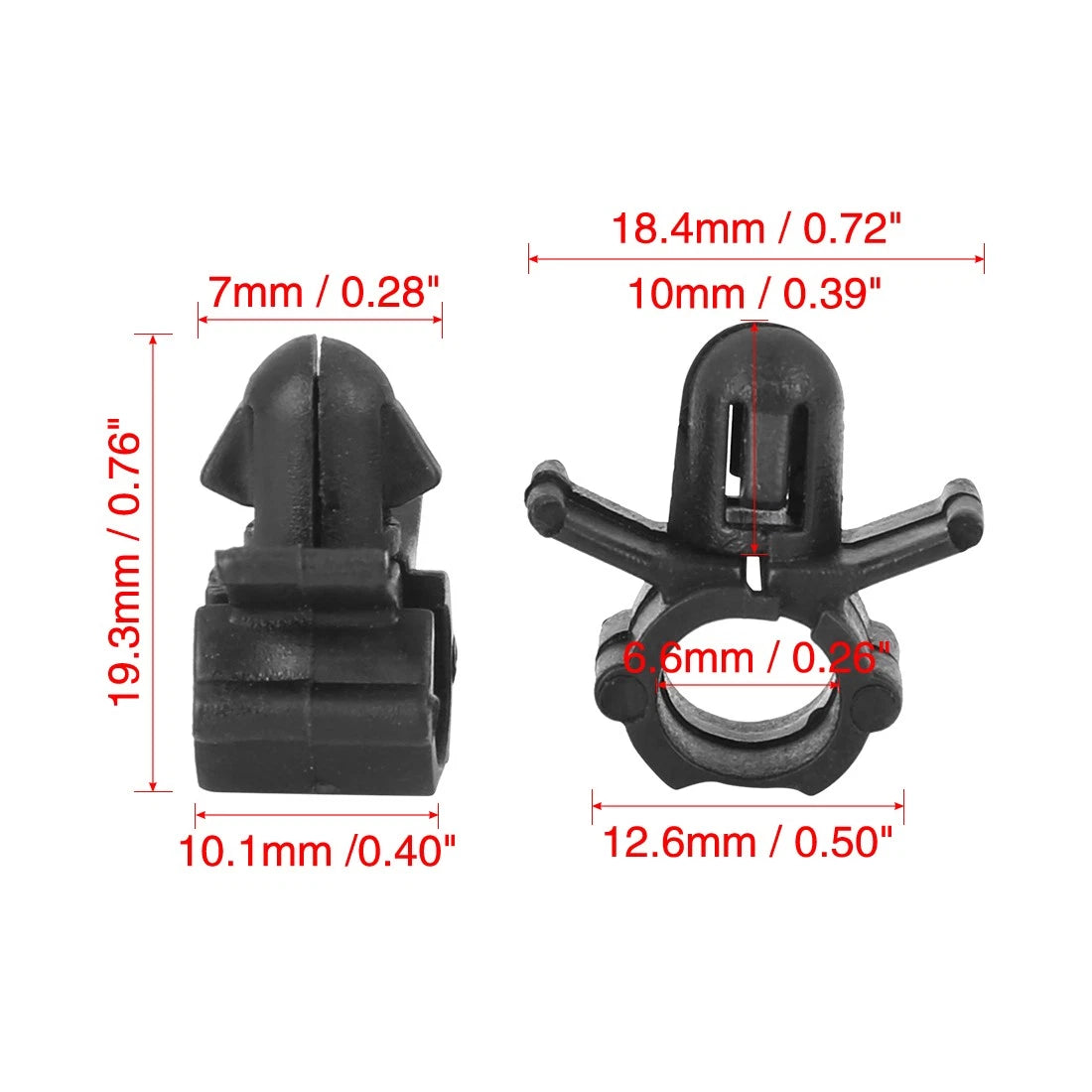 20pcs Petrol Line Hose Retainer Clip for Hyundai Elantra/Santa Fe/Sonata 