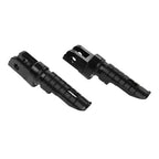 Black Front Footrest Pegs for BMW R Nine T/Scrambler, F900R (2019-2023)
