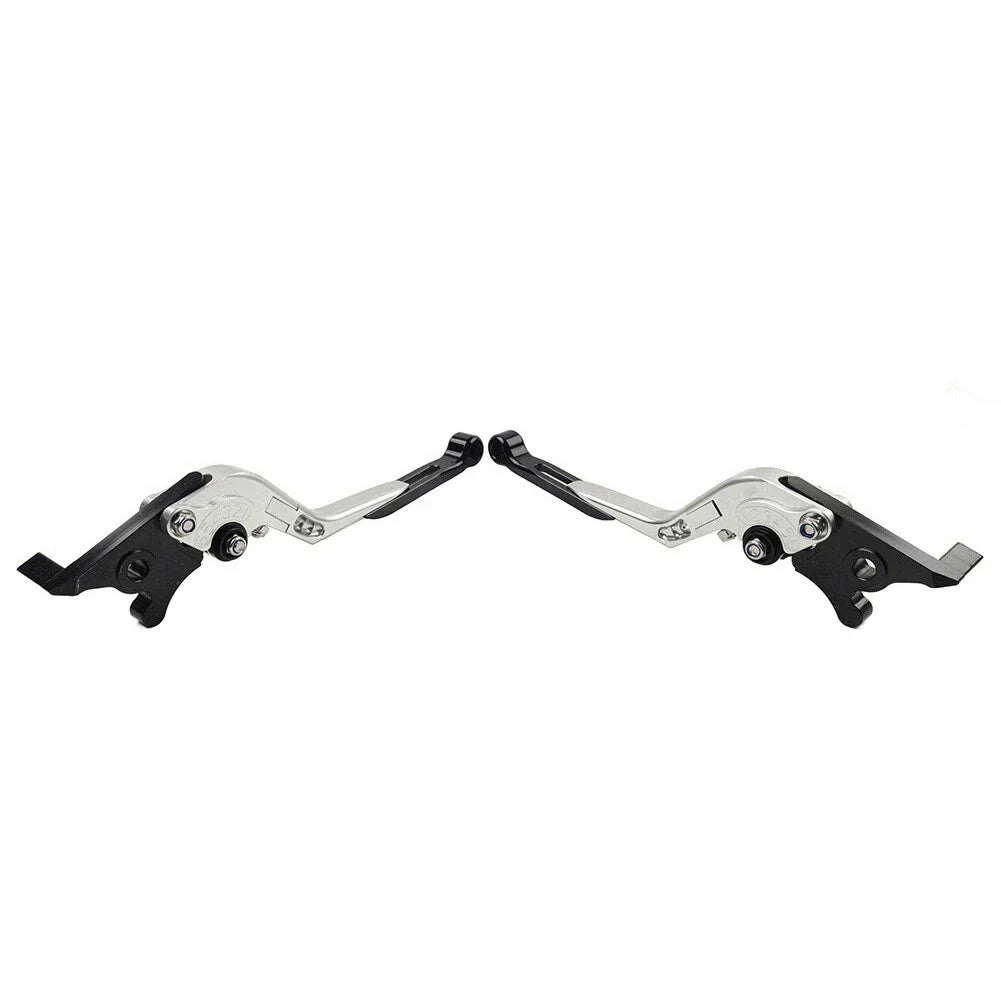 CNC Silver Extendable Brake Clutch Levers for BMW S1000RR S1000R (2015-2019)