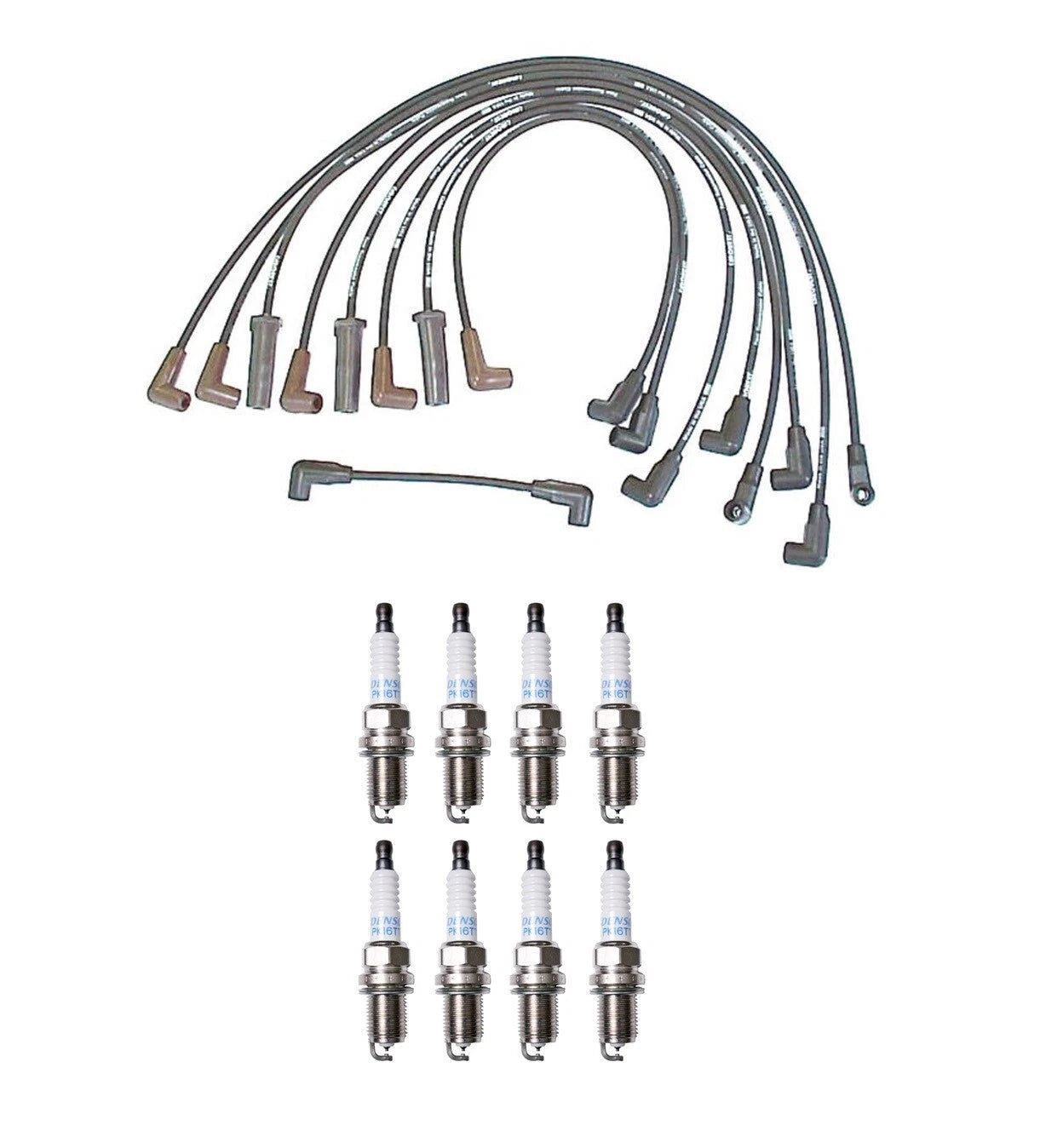 Denso 7mm & 8 Platinum TT Spark Plug Wire Set for Chevy Camaro (1993–2002)