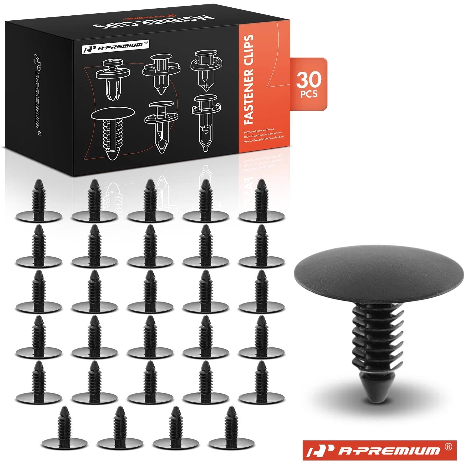 30x Nylon Fender Apron & Hood Insulator Clips for Jeep 
