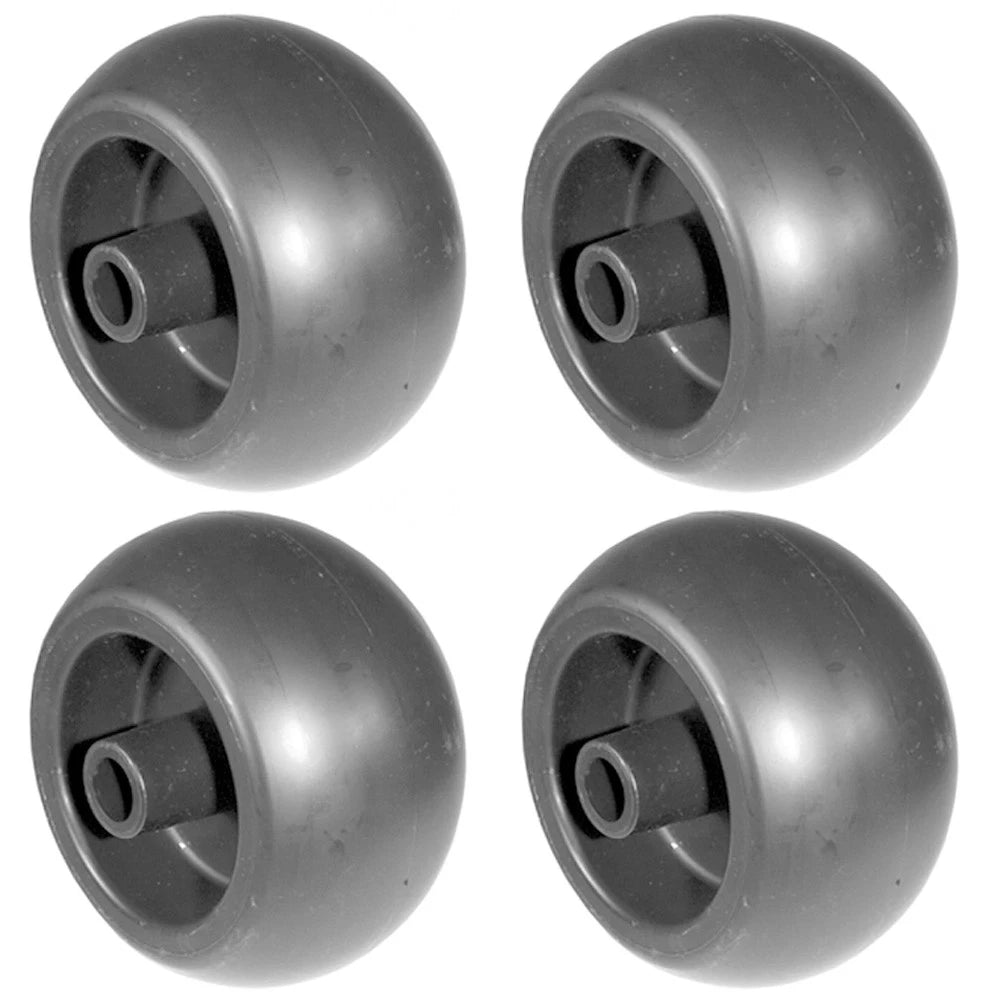 Set of 4 Replacement Deck Wheels for Bobcat 2721512, Gravely 00473600, 03905900