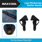 2X Windscreen Bonnet Washer Jet Nozzle for Nissan Patrol GQ (1988–1997)