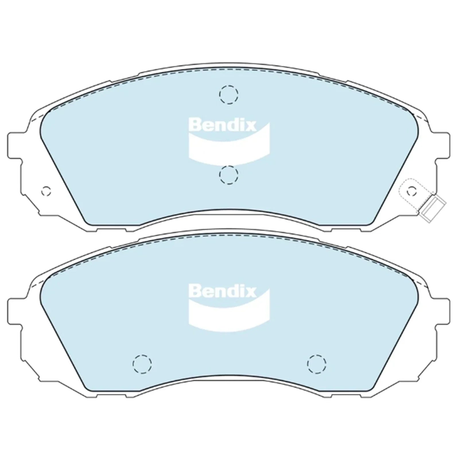 Front Disc Brake Pad Set for Kia Sorento UM 4cyl 2.2L D4HB (2015 - 2017)