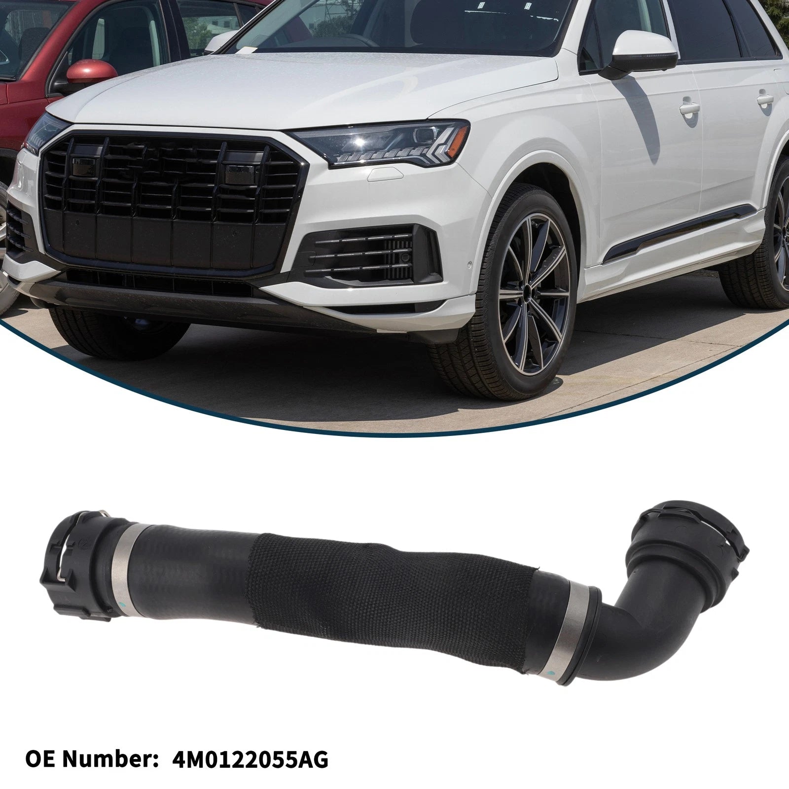 Radiator Hose No. 4M0122055AG for Audi Q7 3.0L (2017–2021)