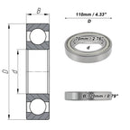 Deep Groove Ball Bearing P6 for Scooter Skateboard Wheel (70x110x20mm)