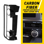 Center Air Outlet Vent Cover Trim for Toyota Tacoma (2024–2026) Carbon Fiber
