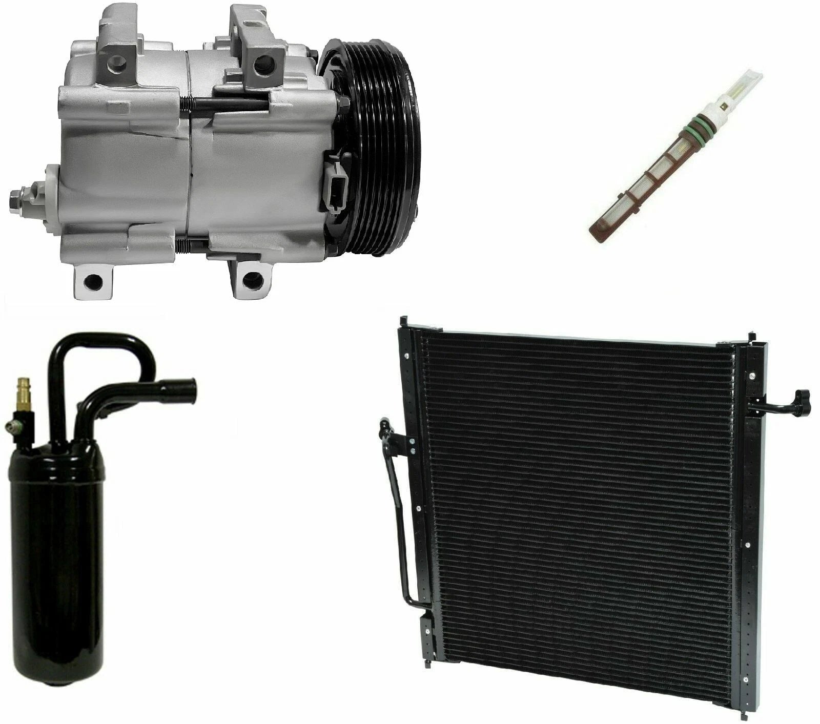 AC Compressor Kit With Condenser for Mazda B3000 3.0L (1998–2001)