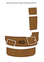 EVA Foam Swim Platform Step Pad for Cobalt 226 (2005)