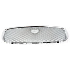 Front Upper Bumper Mesh Grille for Jaguar XF XFR (2016-2020) Chrome