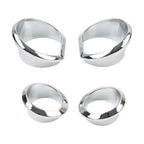 Chrome Gauge Bezel Trim Ring for Harley Touring Electra Street Glide (14-23)