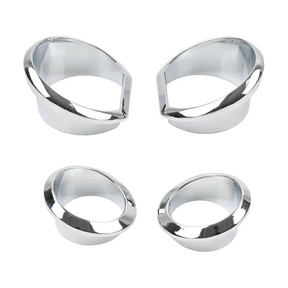 Chrome Gauge Bezel Trim Ring for Harley Touring Electra Street Glide (14-23)