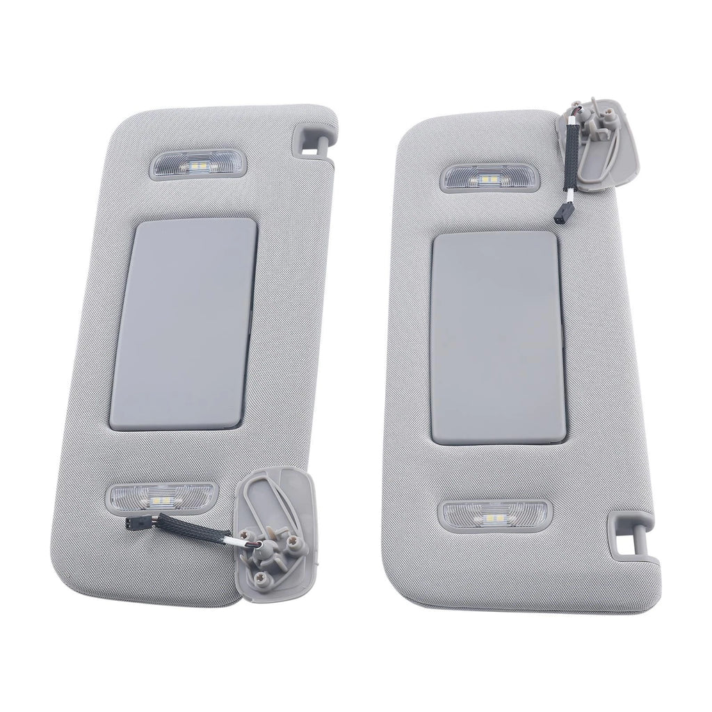 Sun Visor Set of 2 Gray for GMC Sierra (2015–2019) 23459655 23459646 84247192