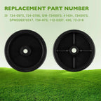 2X Rear Deck Wheel & Hardware Kit for MTD Toro Cub Cadet