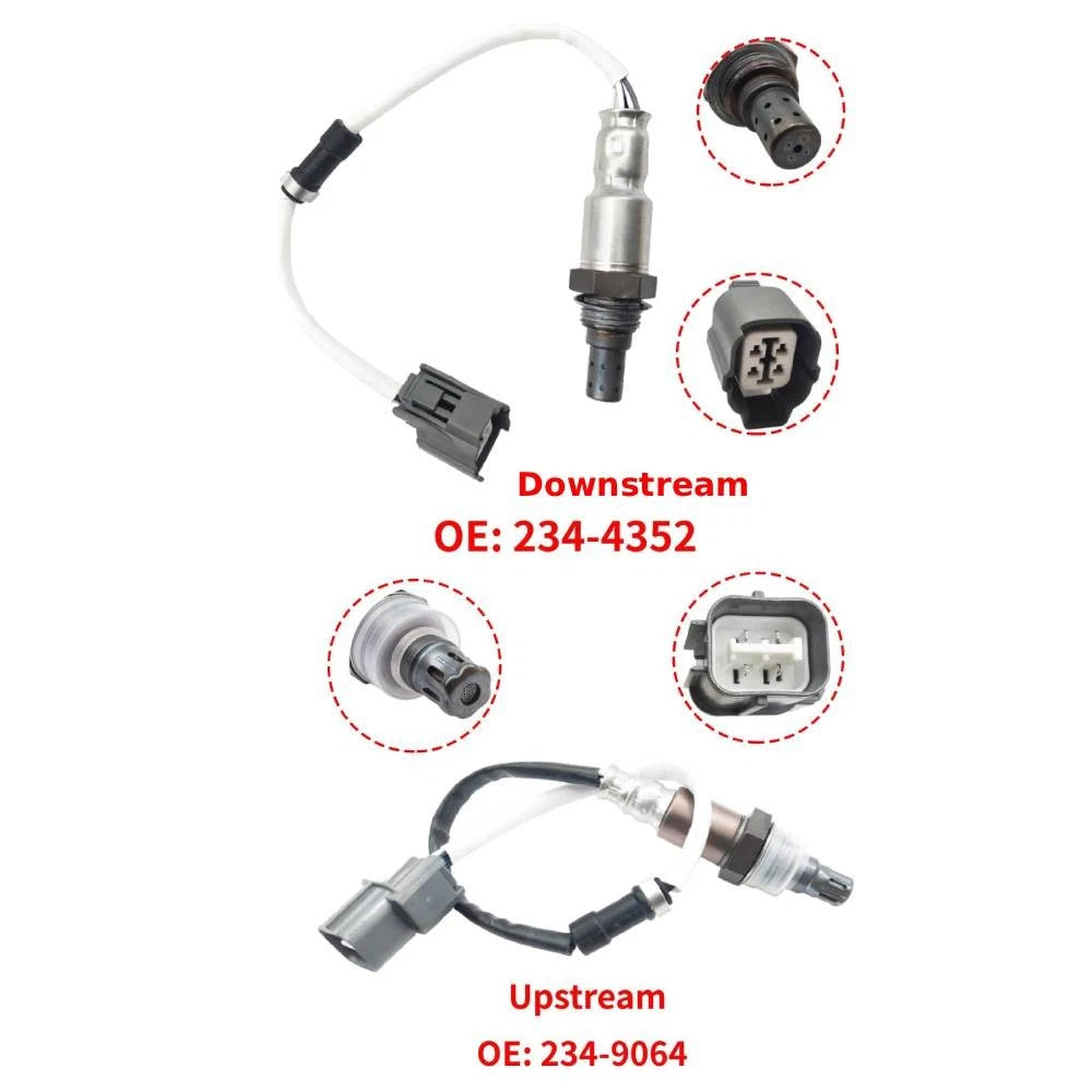 2X Oxygen Sensor 234-9064, 234-4352 for Honda CR-V 2.4L (2005–2006)