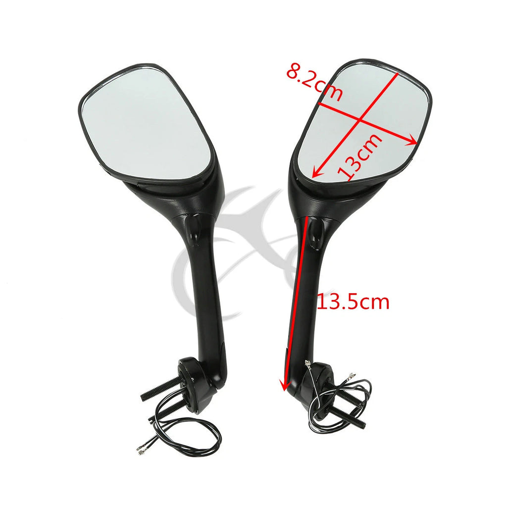 LED Integrated Turn Signal Side View Mirrors for Suzuki GSXR600 750 (2006–2025)