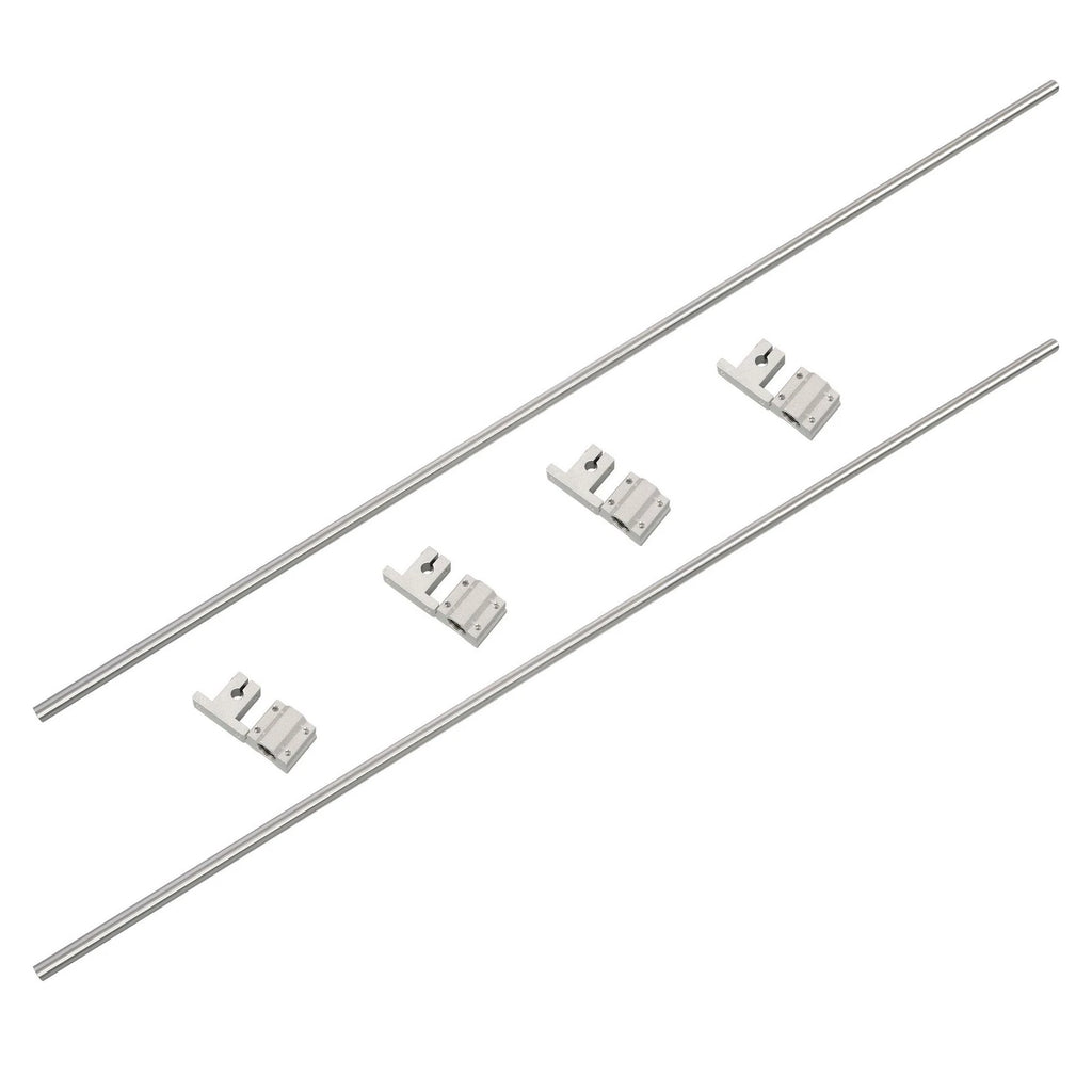 2Pcs Linear Motion Rail Shaft Slide Guide for Universal Applications