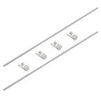 2Pcs Linear Motion Rail Shaft Slide Guide for Universal Applications