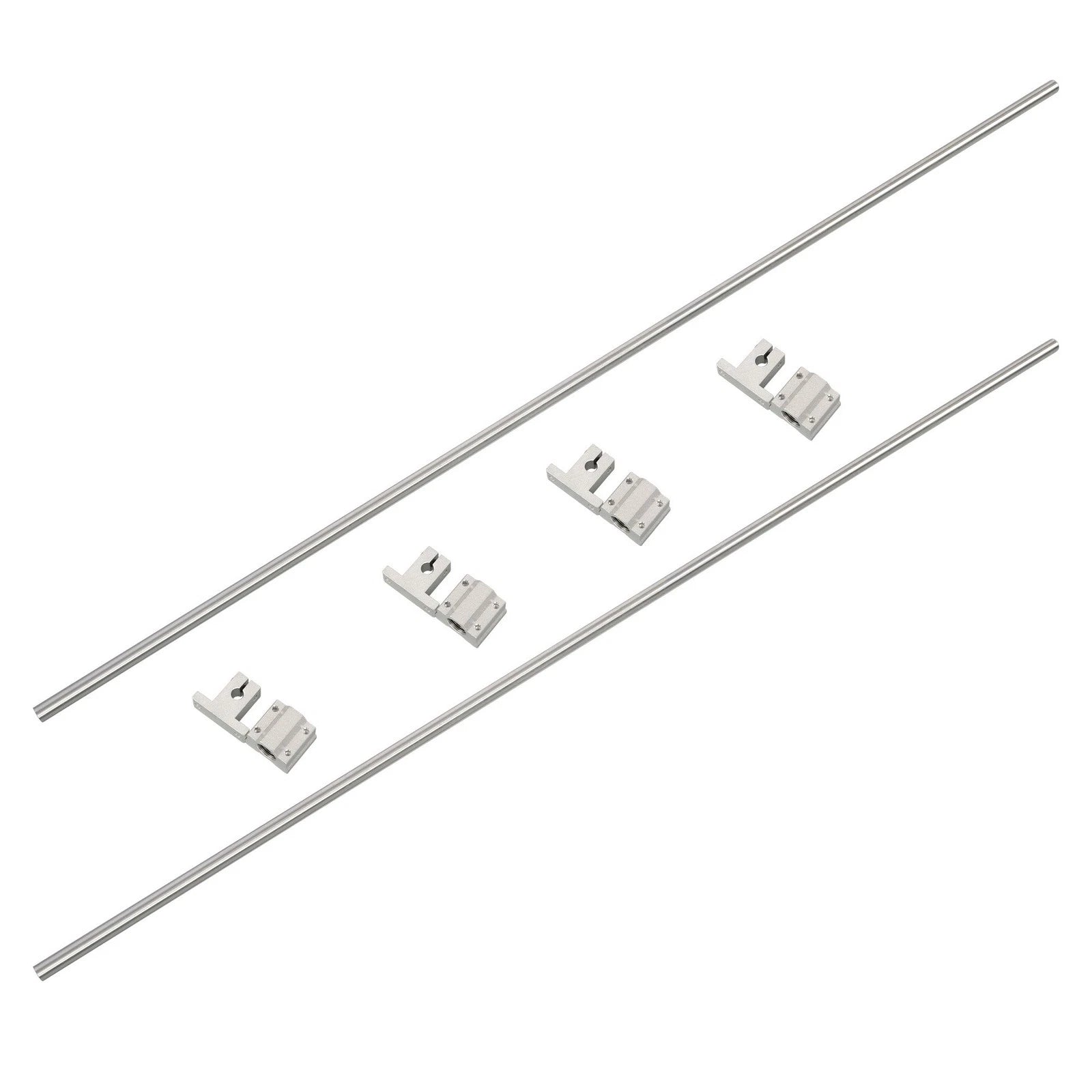 2Pcs Linear Motion Rail Shaft Slide Guide for Universal Applications