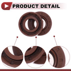 Set of 2 Oil Seal Rotary Shaft Seal FKM Rubber 20x38x10mm for Universal