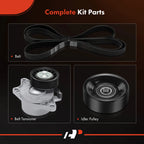 3X Serpentine Belt Drive Component Kit for Ford Freestar Mercury (2004-2007)