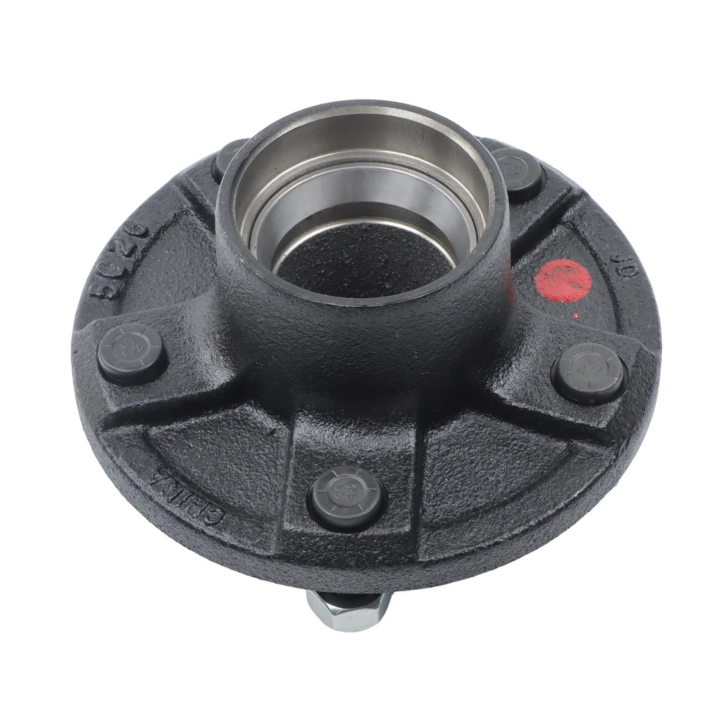 Set of 5 Trailer Hub Kit for 5 on 5" Axles with Brake Flange #84 Spindle