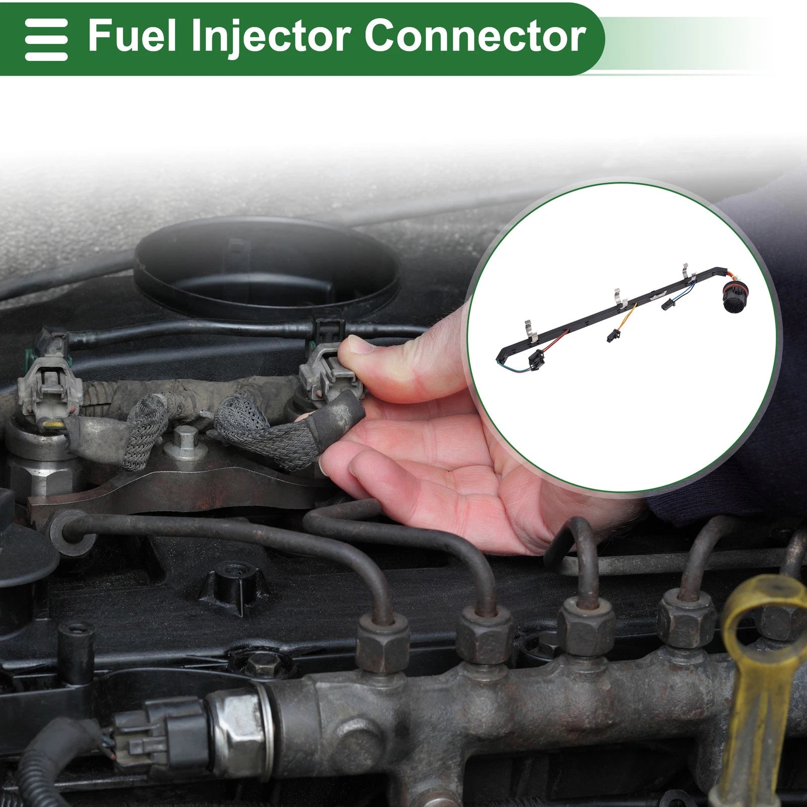 Fuel Injector Connector No.8C3Z9D930BA for Ford F-250/F-350 Super Duty (2008–2010)
